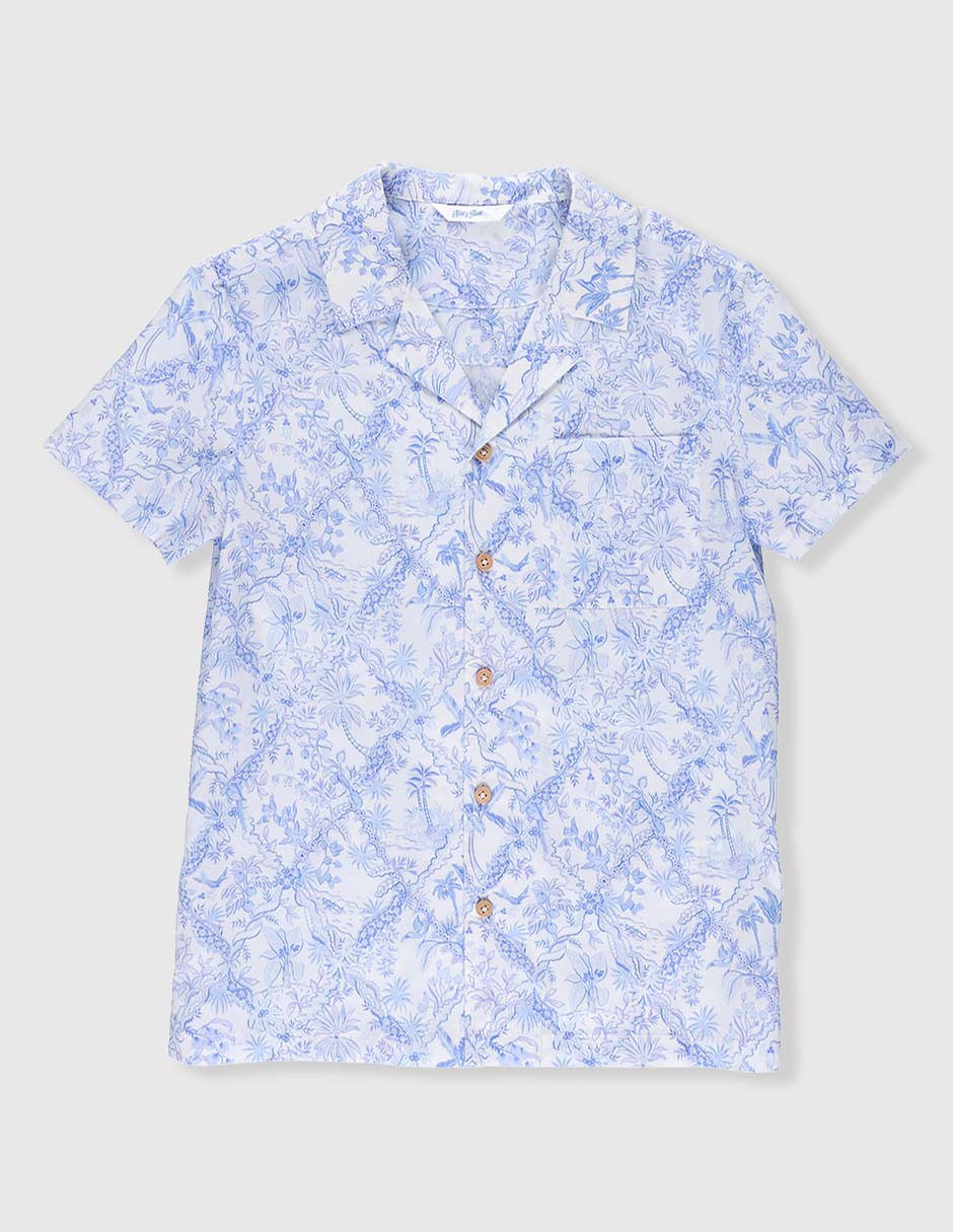 Camisa casual Liberty manga corta para niño