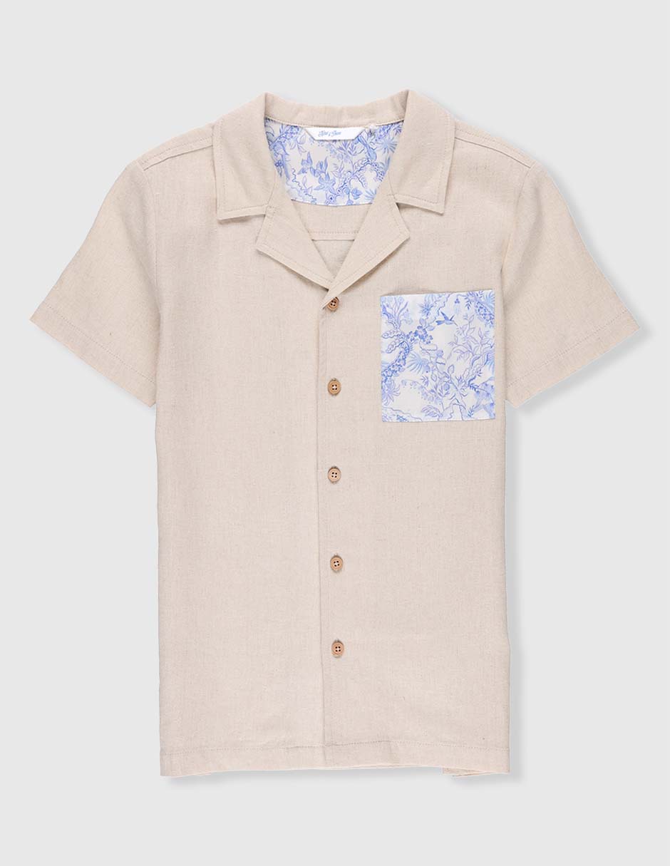 Camisa Liberty manga corta para niño