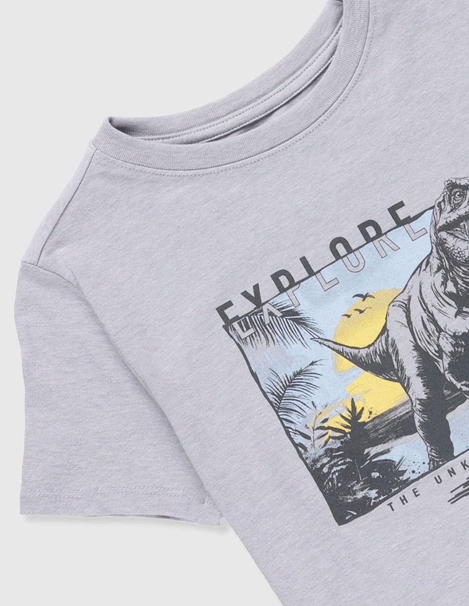 Playera Cat & manga corta para niño 3