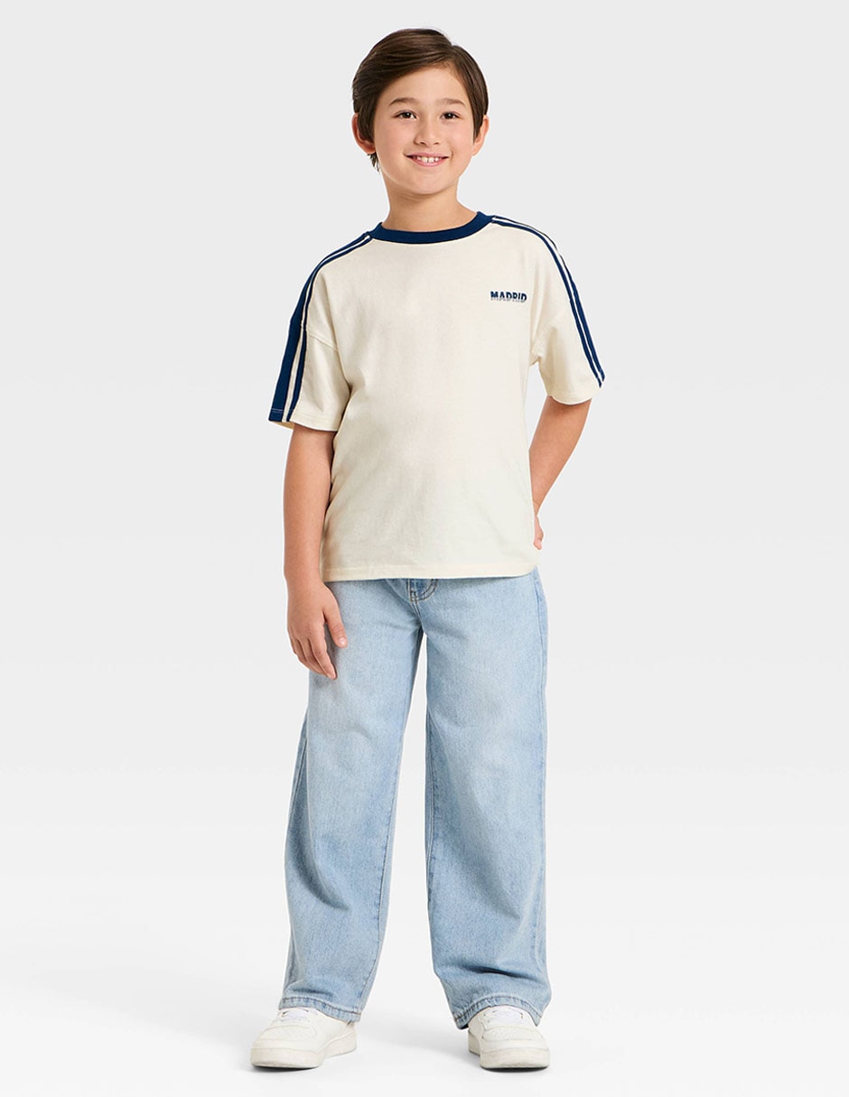Playera Madrid manga corta para niño 3