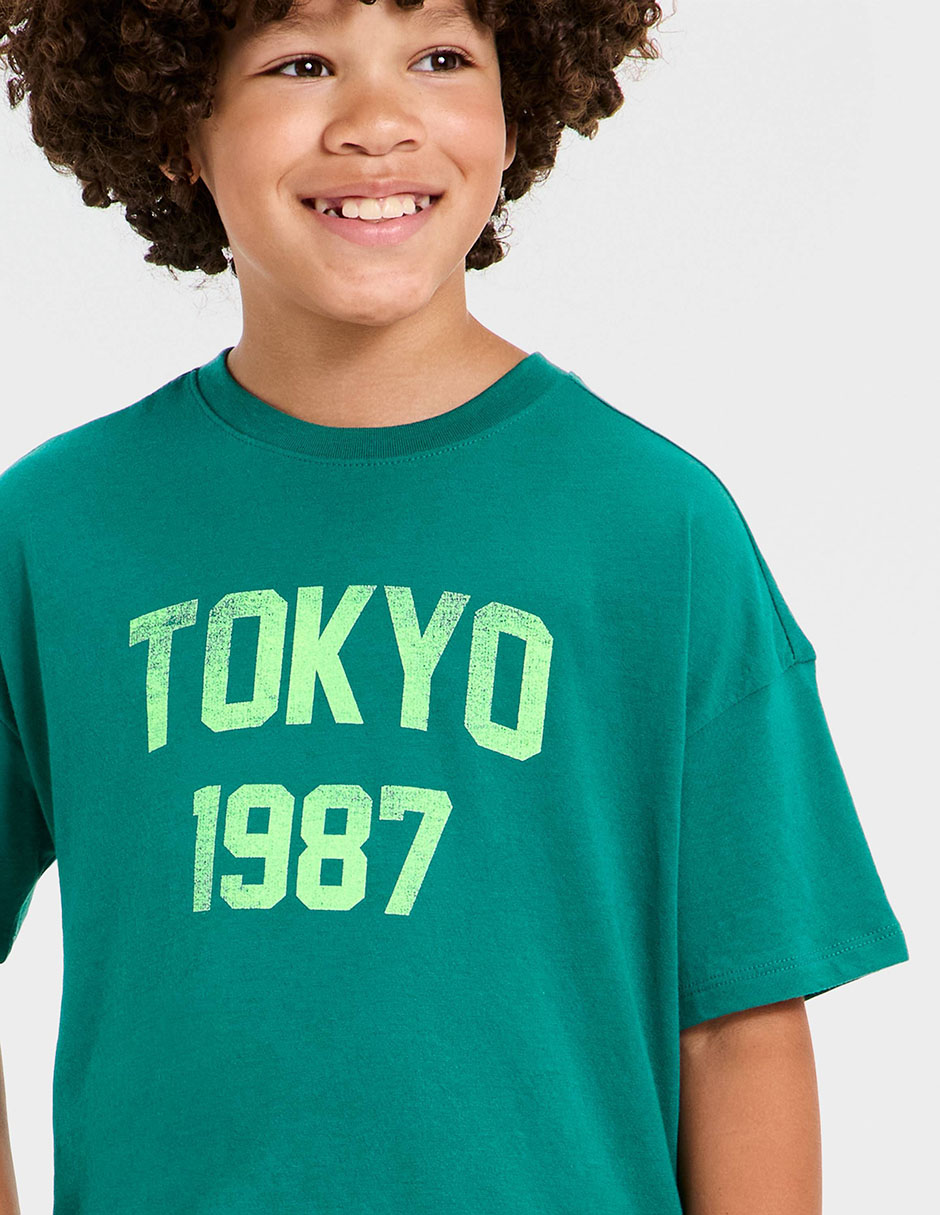 Playera manga corta para niño 3