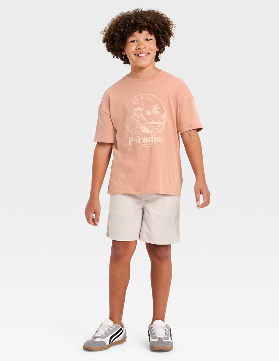 Playera manga corta para niño 3
