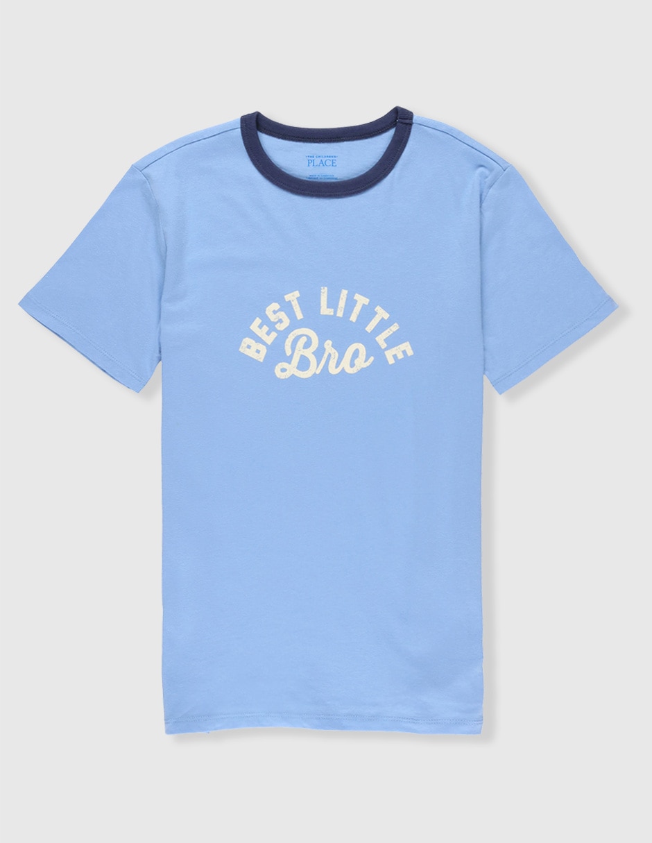 Playera manga corta para niño