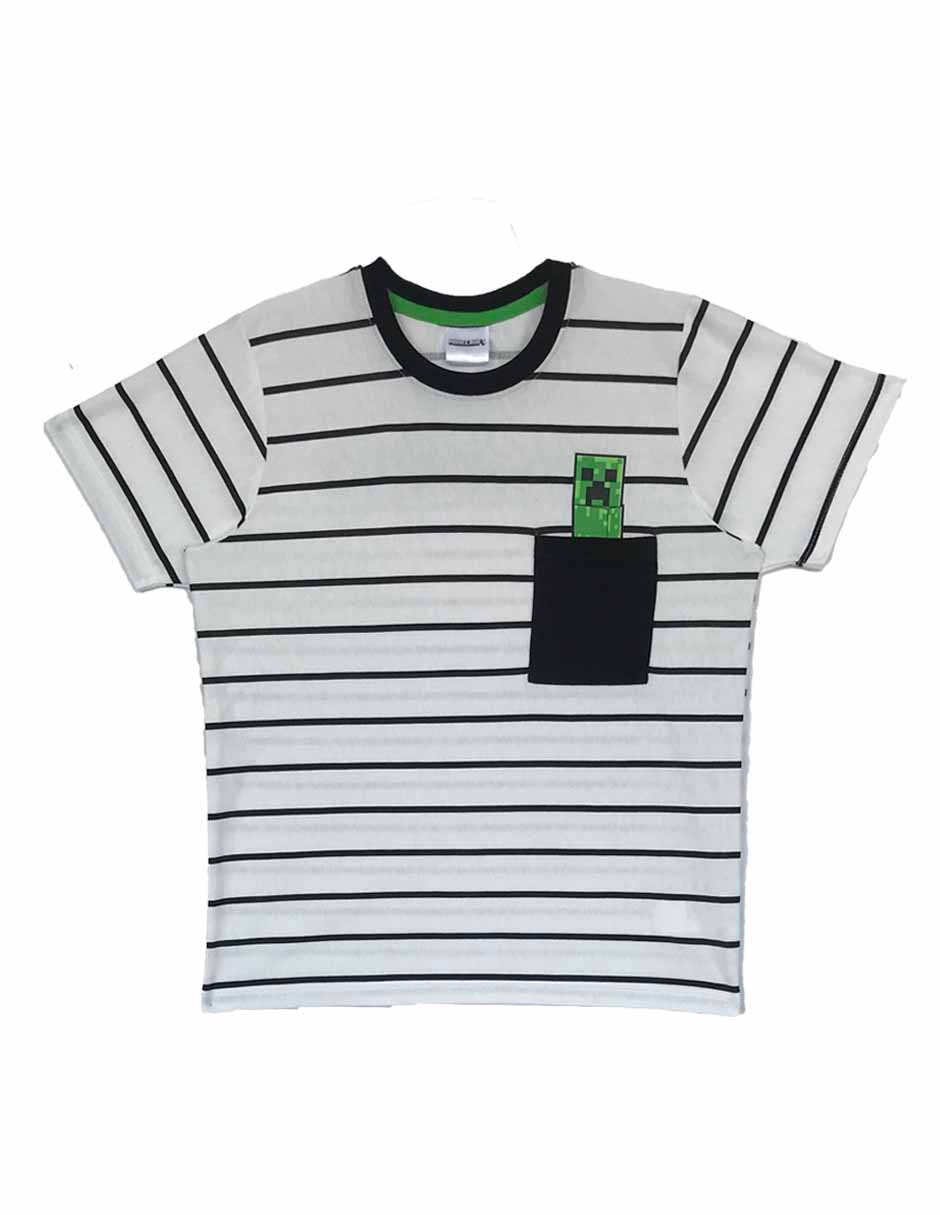 Set playera/playera minecraft sin familia o coleccion 'manga' corta 'para' niño
