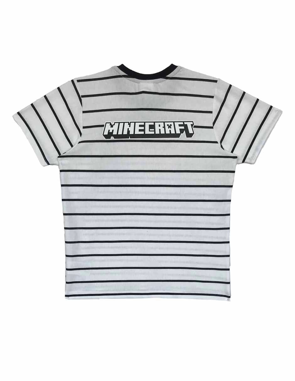 Set playera/playera minecraft sin familia o coleccion  "manga" corta "para" niño 4
