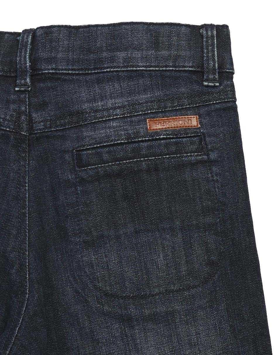Jeans jogger straight lavado medio para niño 2