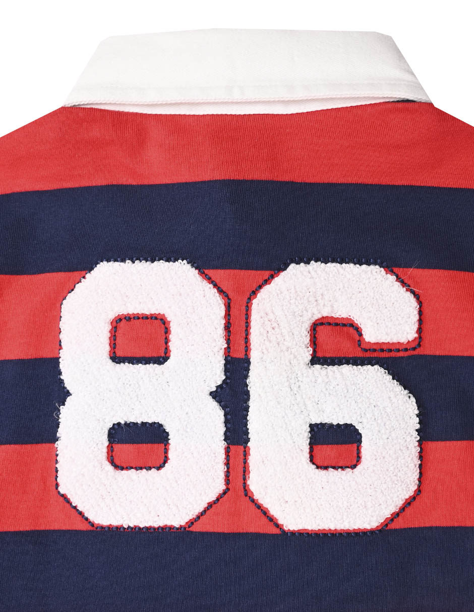 Playera tipo polo Wilmore de algodón para niño 4