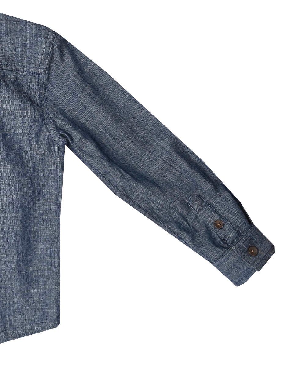 Camisa casual Bikto de algodón manga larga para niño 3