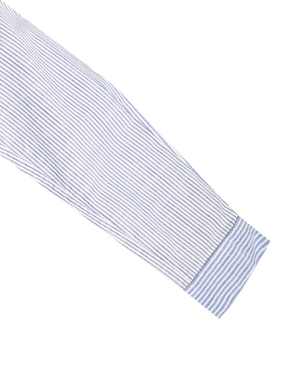 Camisa casual Yeni de algodón manga larga para niño 4