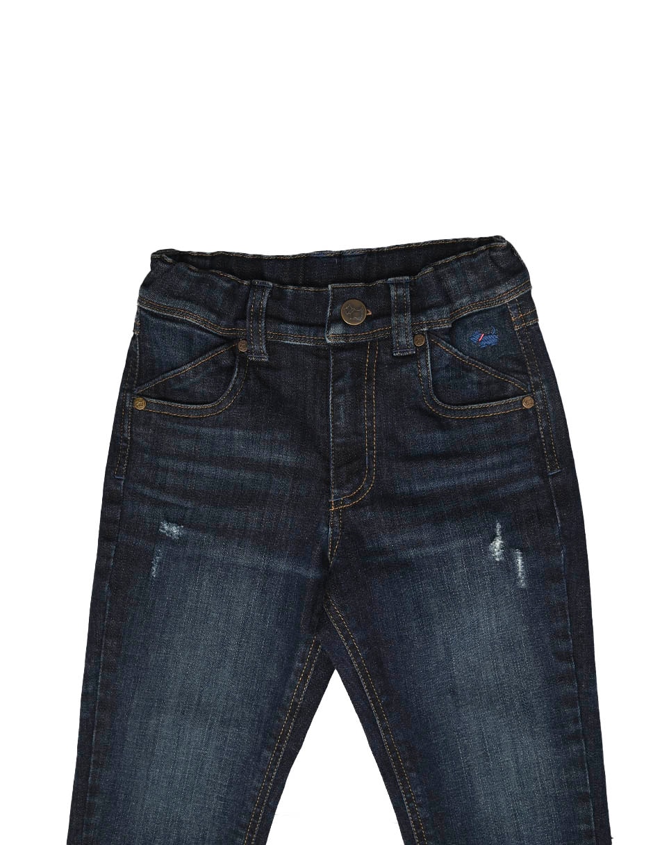 Jeans straight Mulliken M28810 deslavado para niño 3