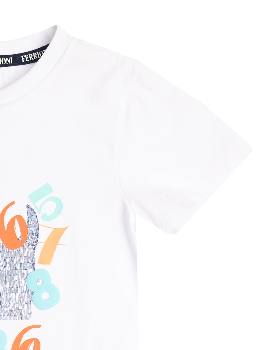 Playera Wilkie manga corta para niño infantil 4