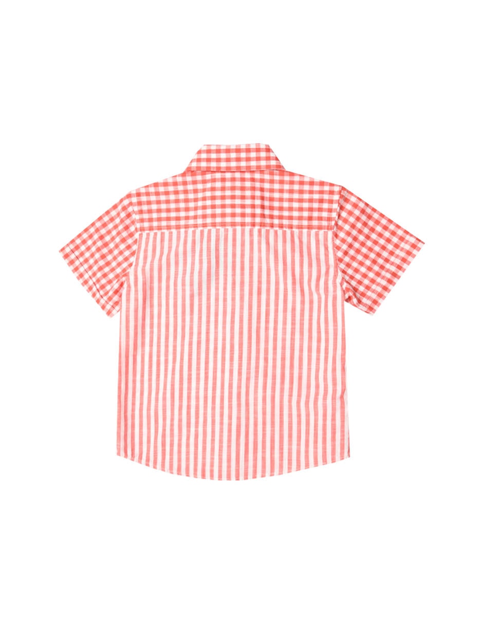 Camisa casual Belene de algodón manga corta para niño 2