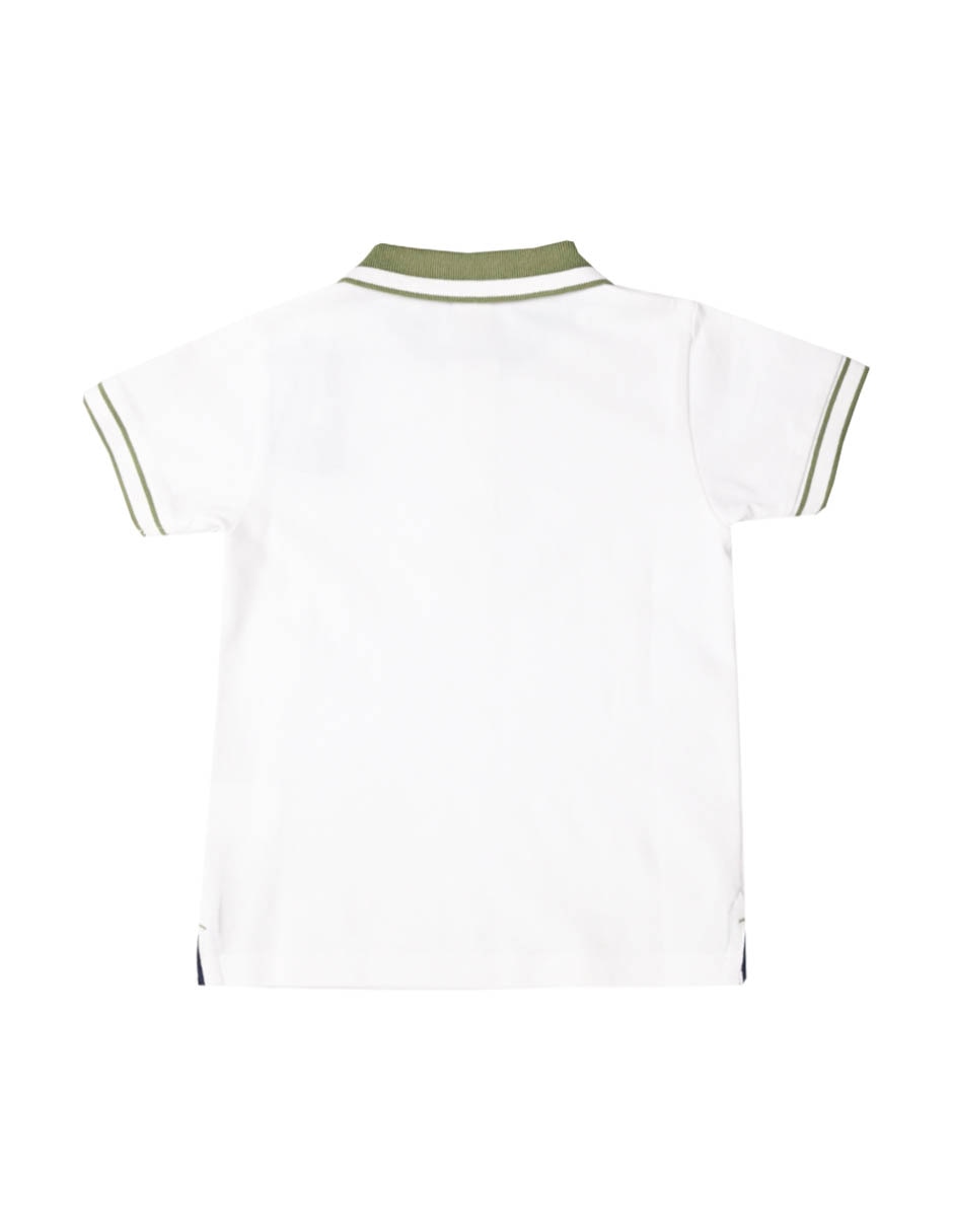 Playera tipo polo Temara de algodón para niño 2