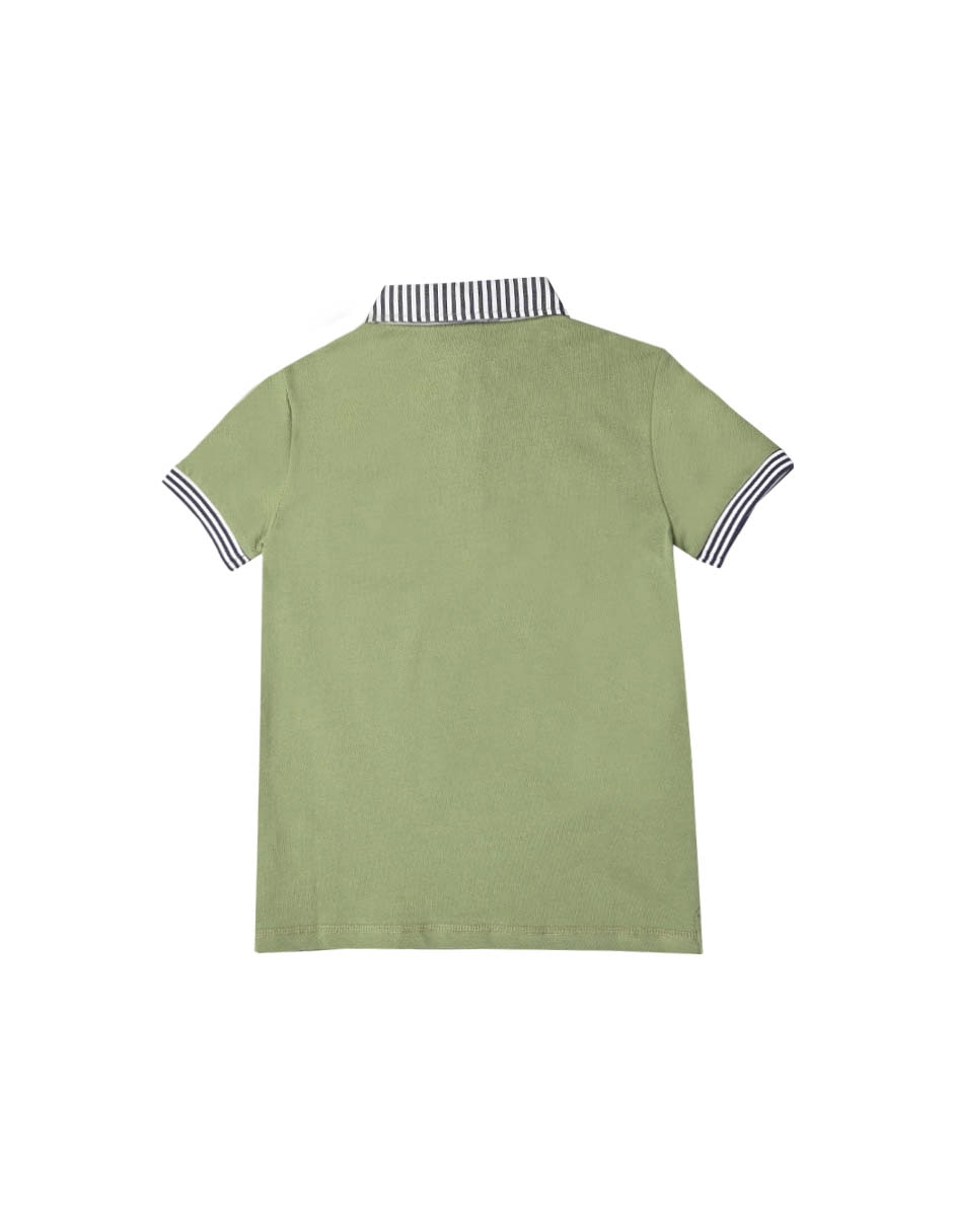 Playera tipo polo Sunita de algodón para niño 2