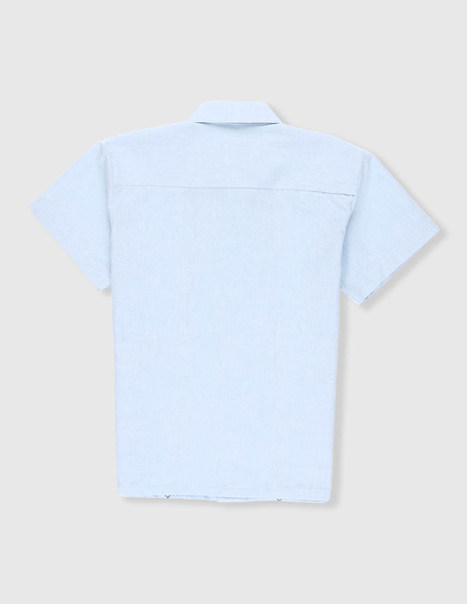 Guayabera manga corta para niño 2