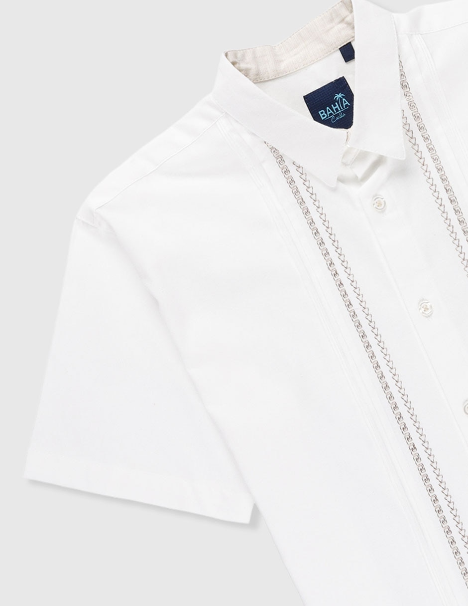 Guayabera manga corta para niño 3