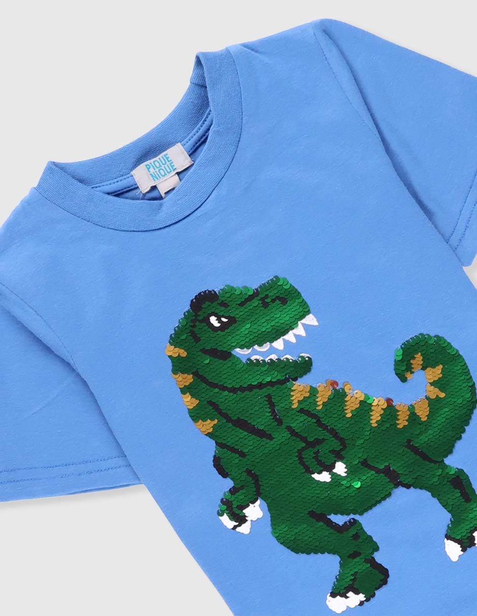 Playera Dinosaurios manga corta para niño 3