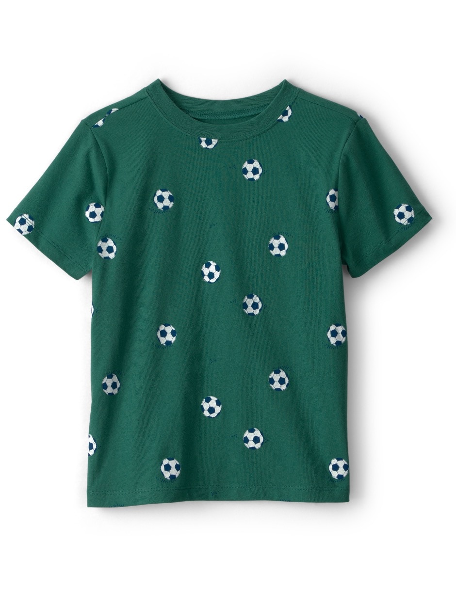 Playera manga corta para niño