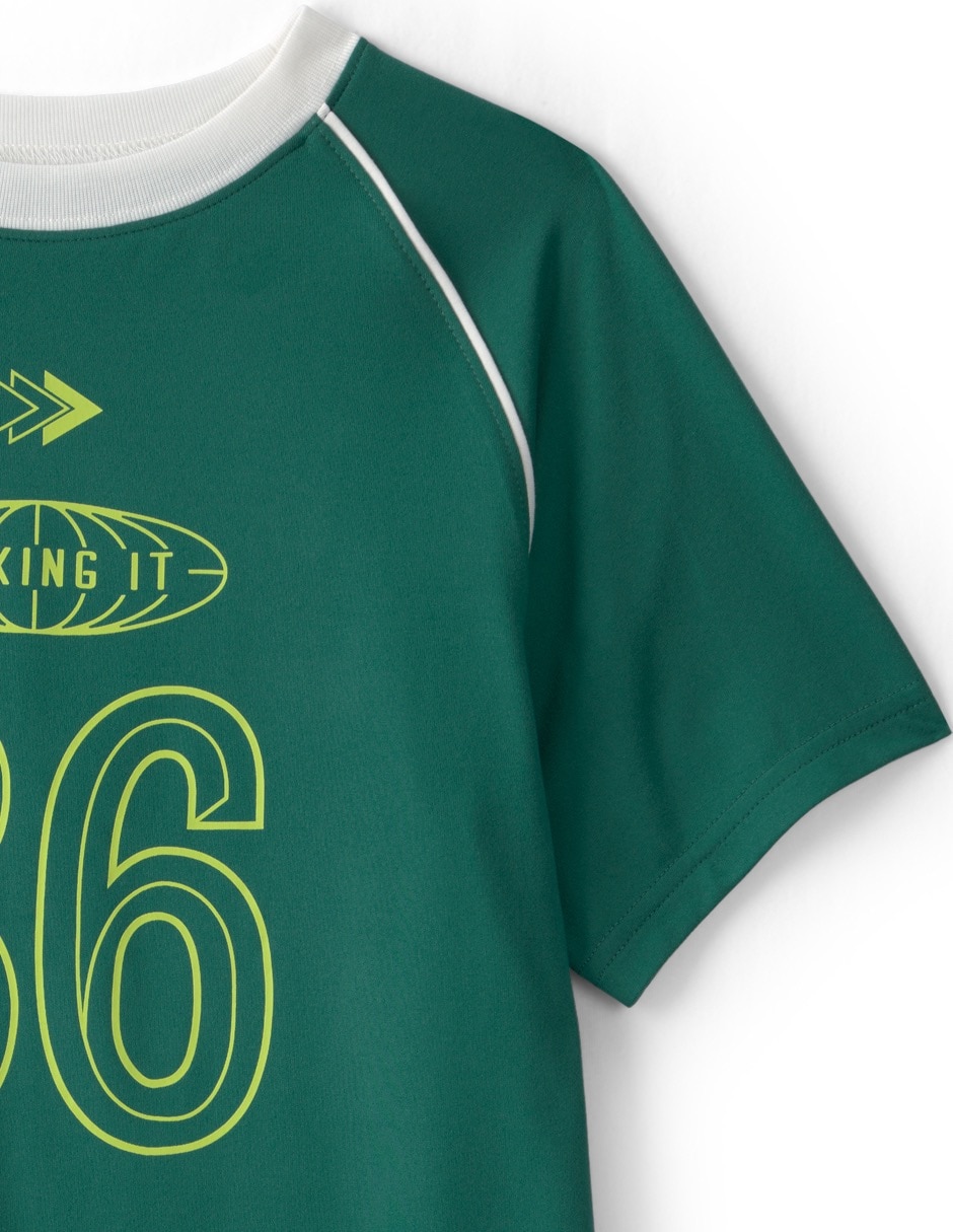 Playera manga corta para niño 4