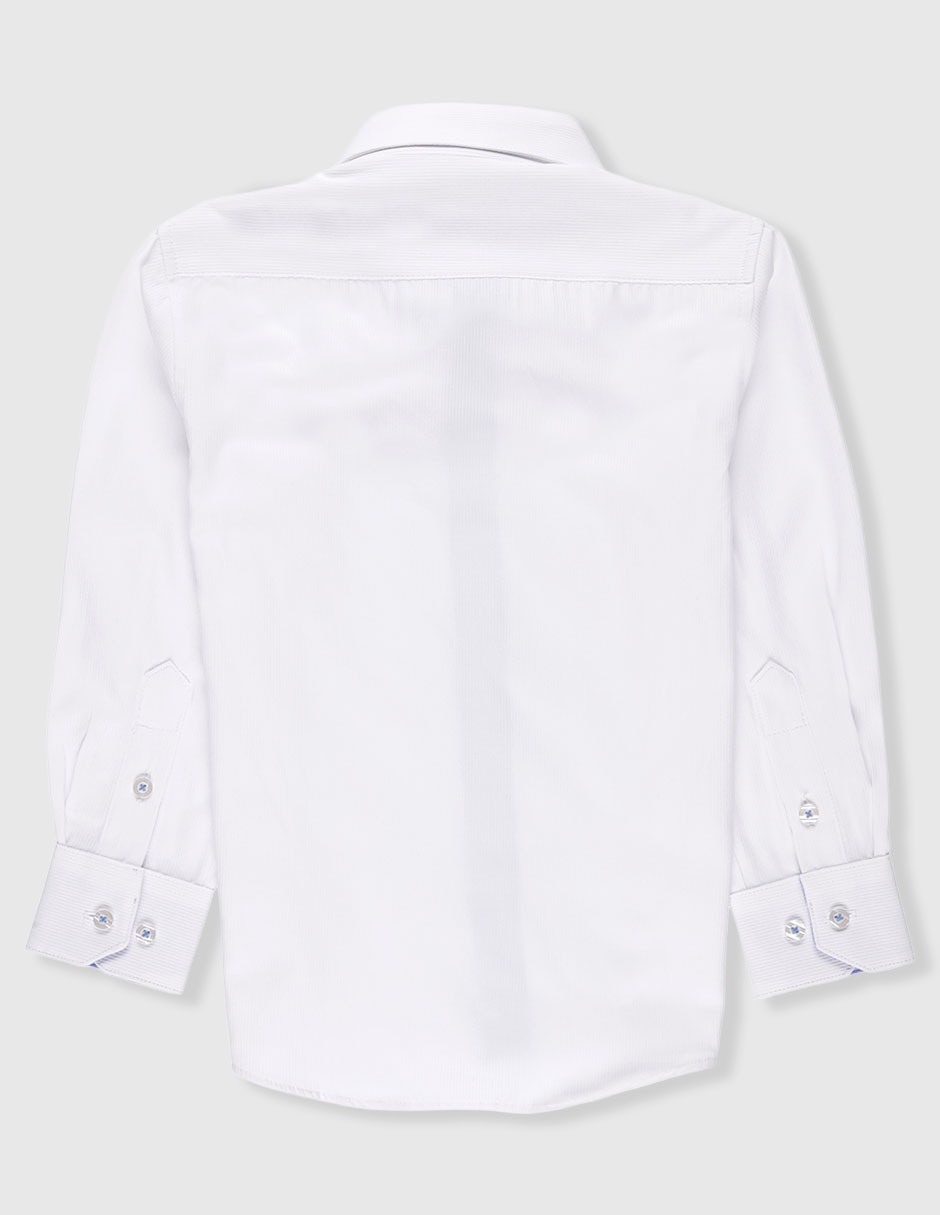 Camisa formal manga larga infantil 2