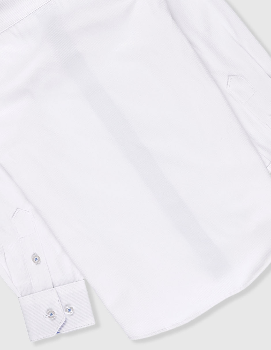 Camisa formal manga larga infantil 4