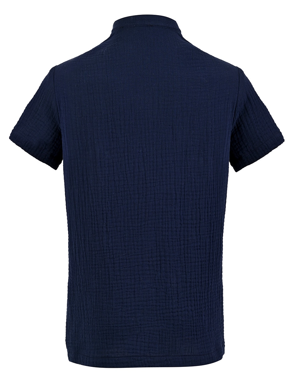 Camisa casual de algodón manga corta para niño 2