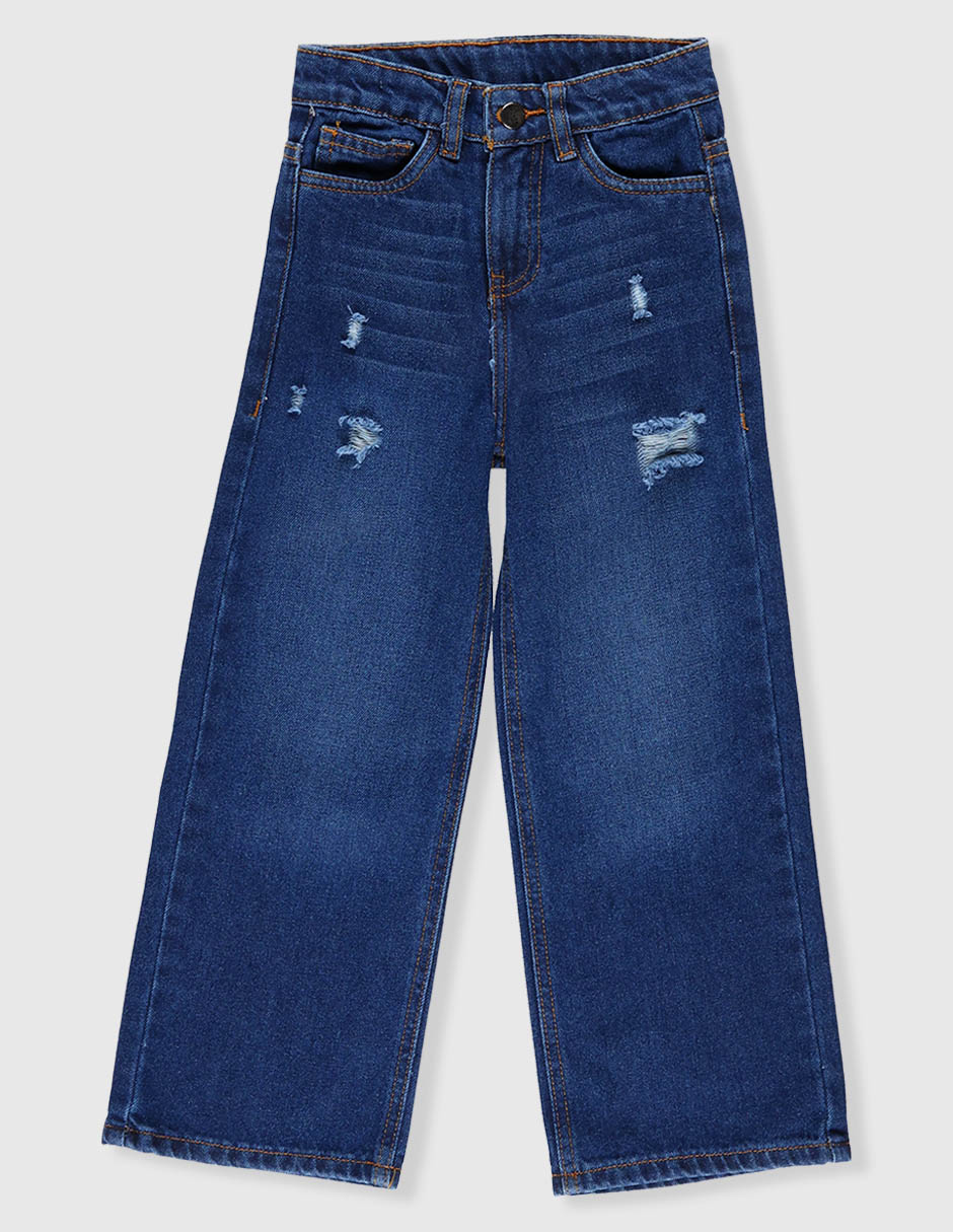 Jeans amplio desgastado para niño