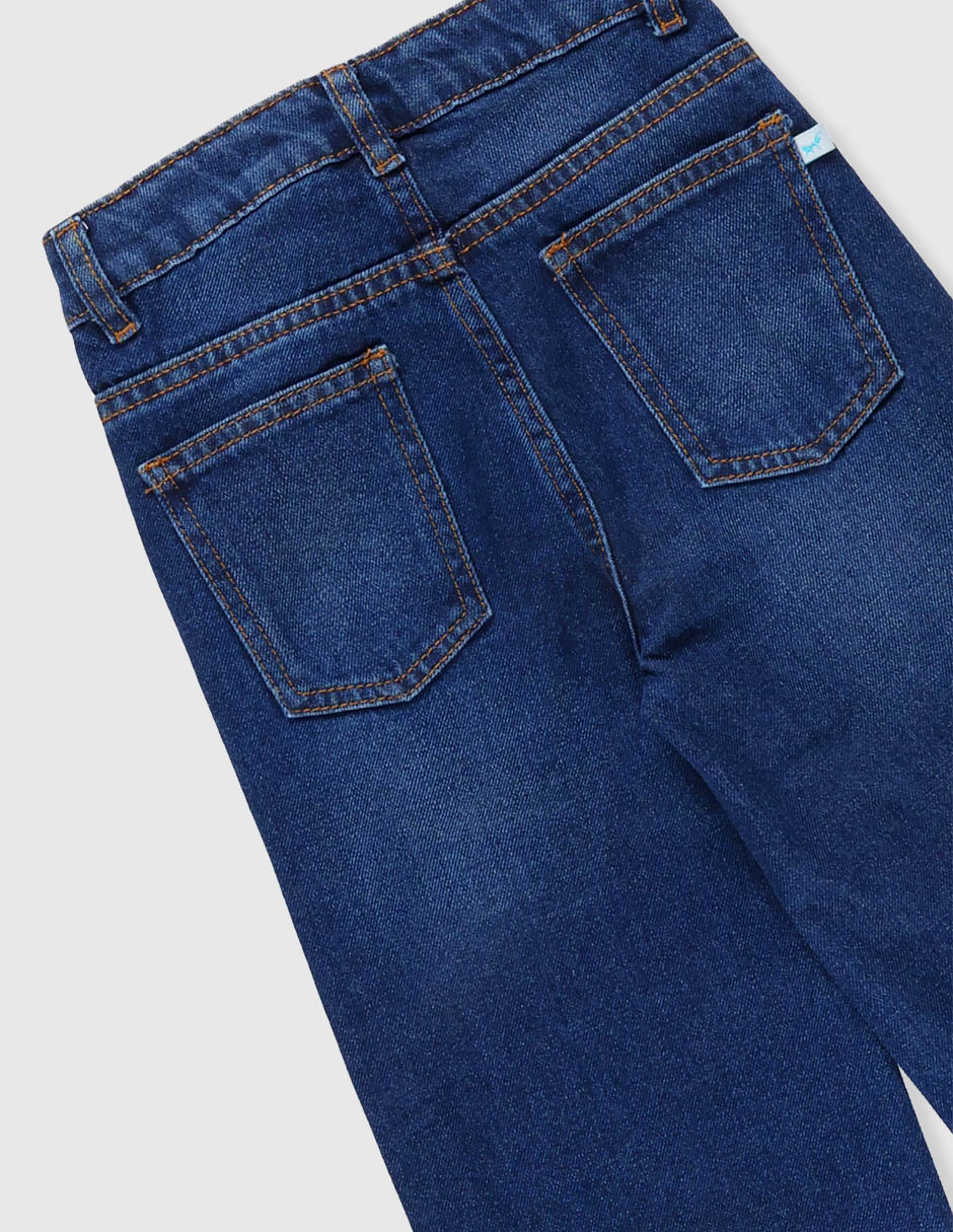 Jeans amplio desgastado para niño 4