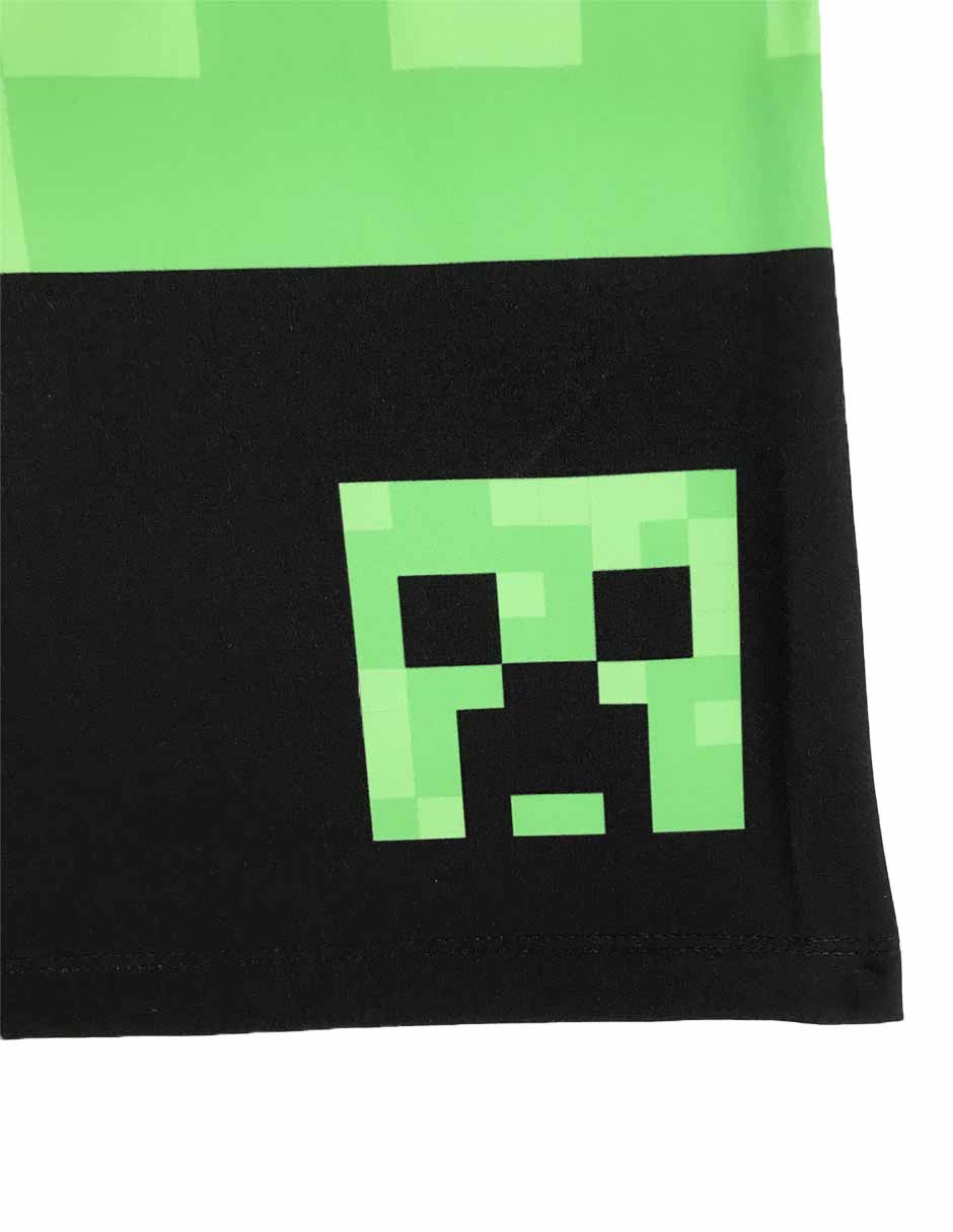 Traje de baño short Minecraft para niño 3