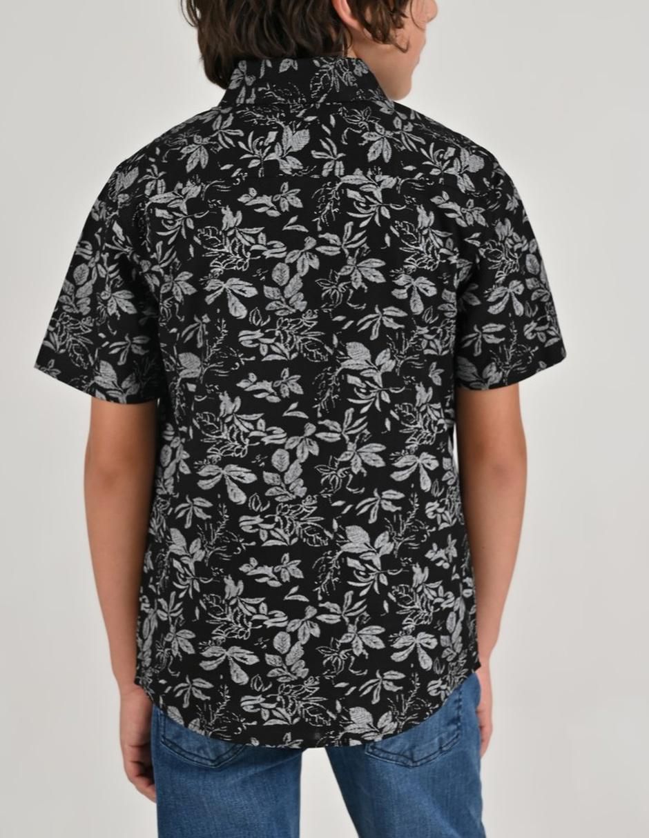 Camisa casual de algodón manga corta para niño 2