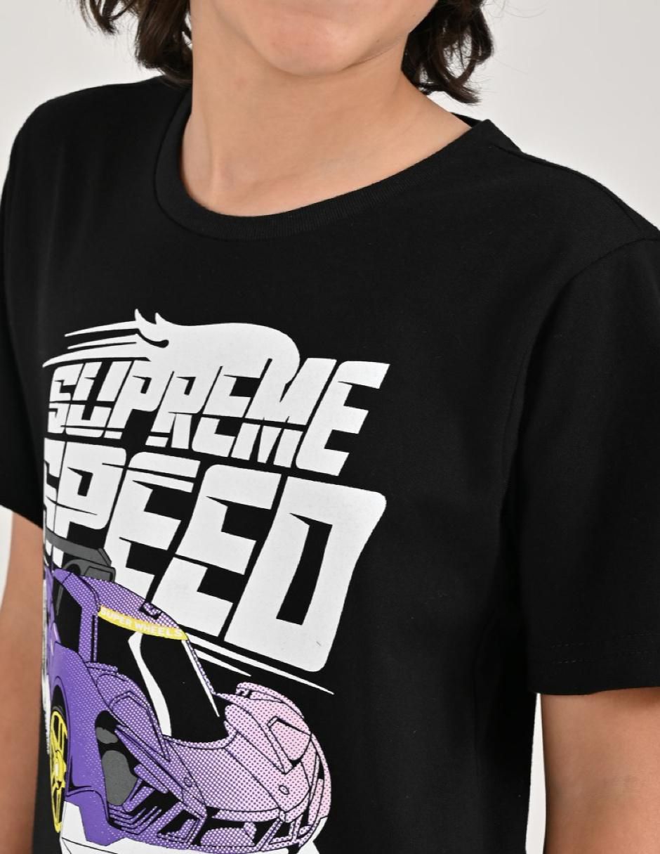 Playera manga corta para niño 4