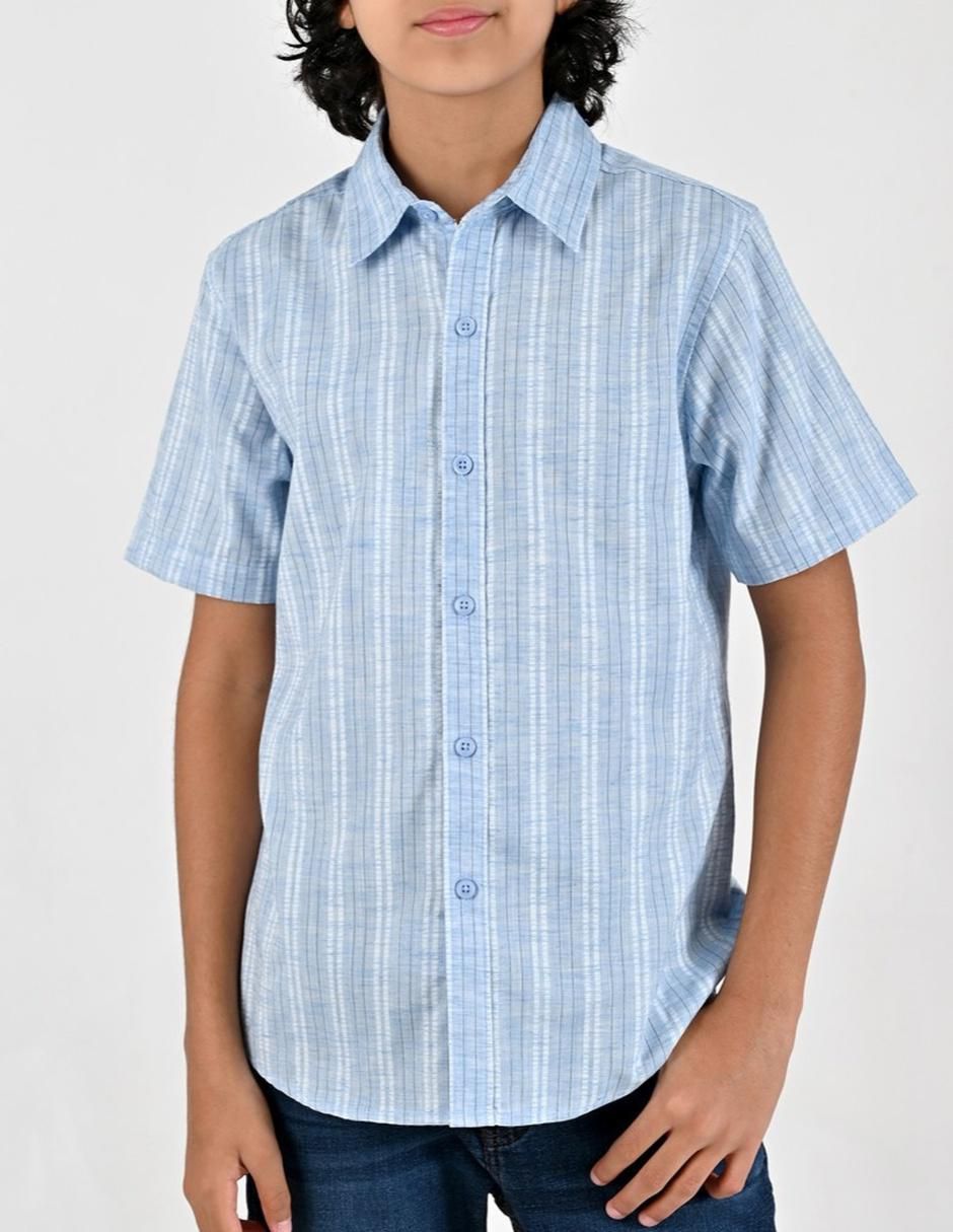 Camisa casual manga corta para niño