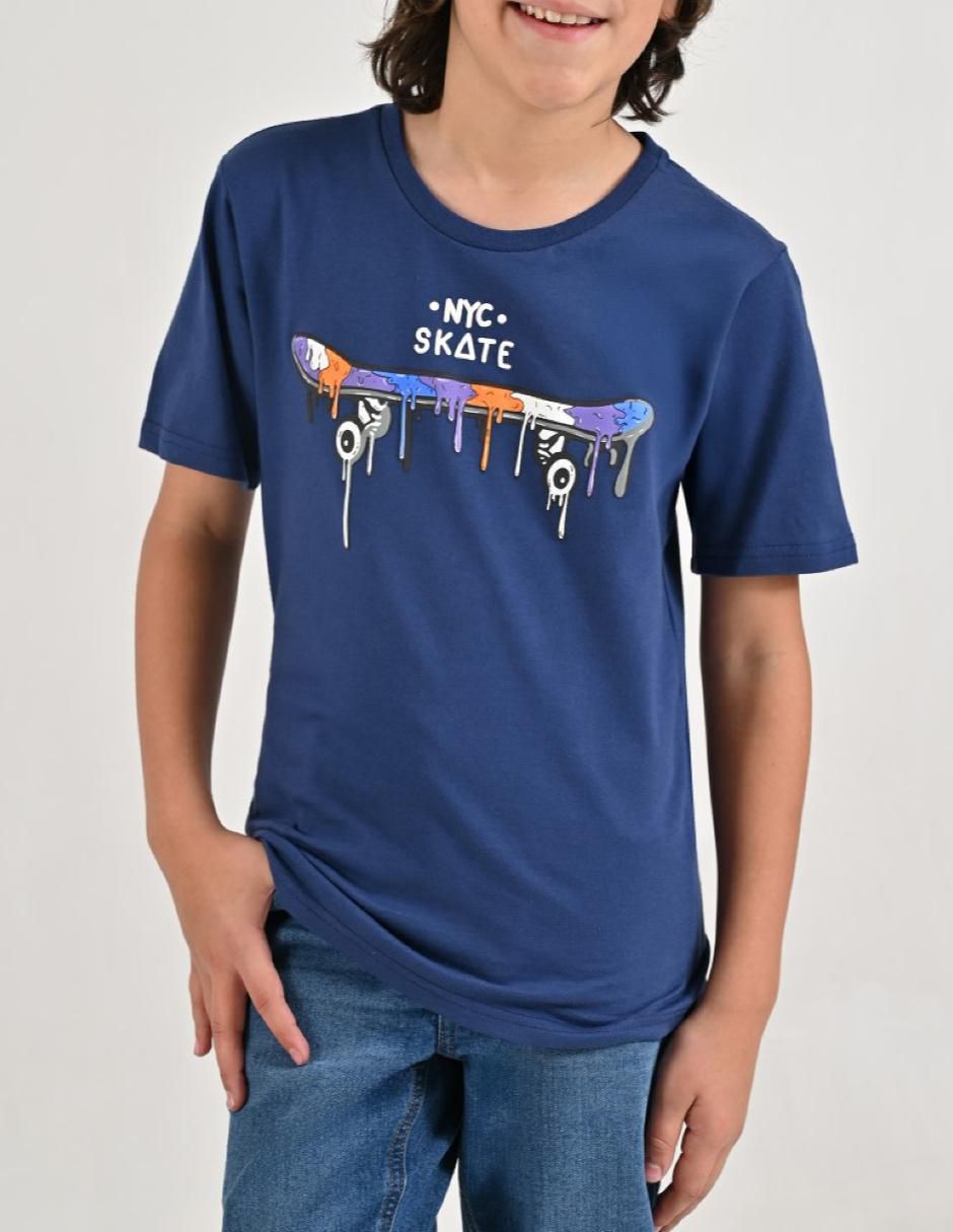 Playera manga corta para niño