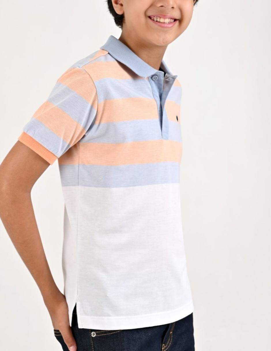 Playera tipo polo para niño 3