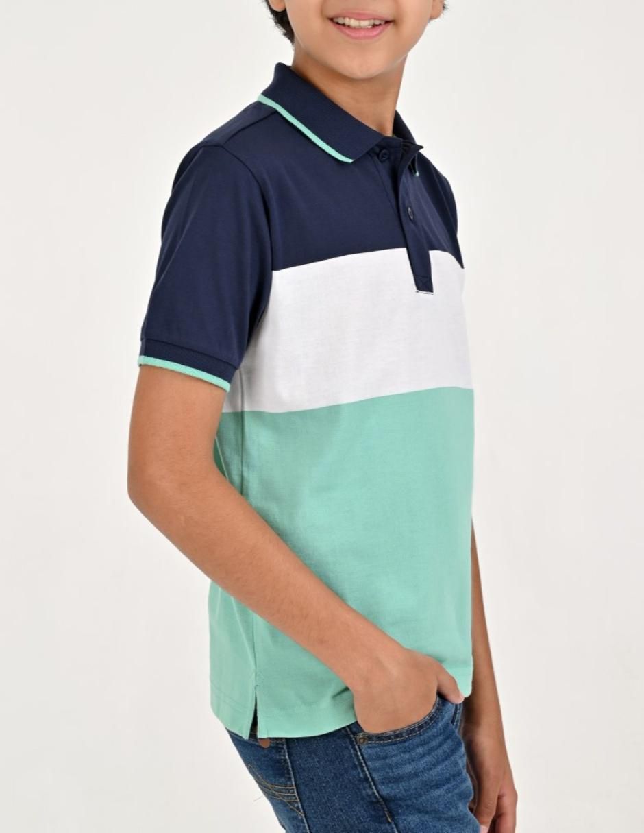 Playera tipo polo para niño 3