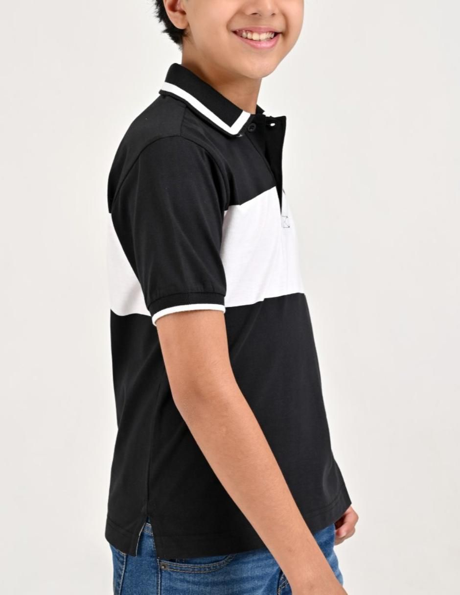 Playera tipo polo para niño 3