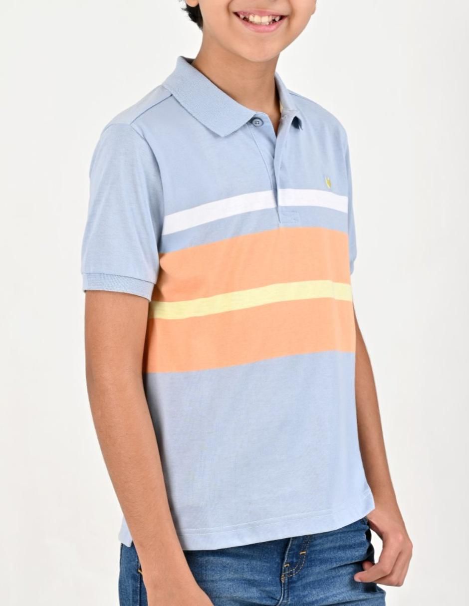 Playera tipo polo para niño 3