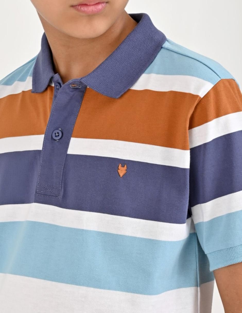 Playera tipo polo para niño 4
