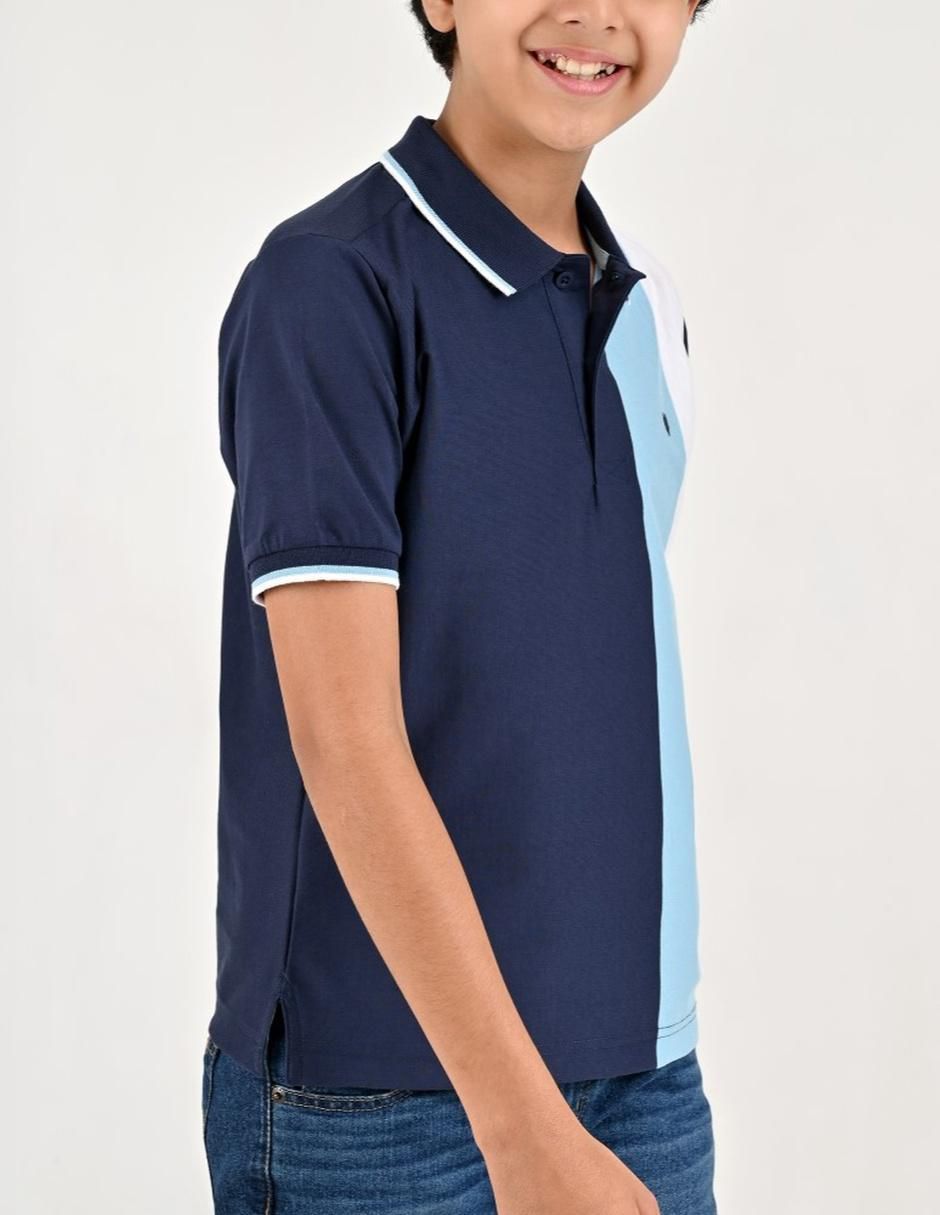 Playera tipo polo para niño 3
