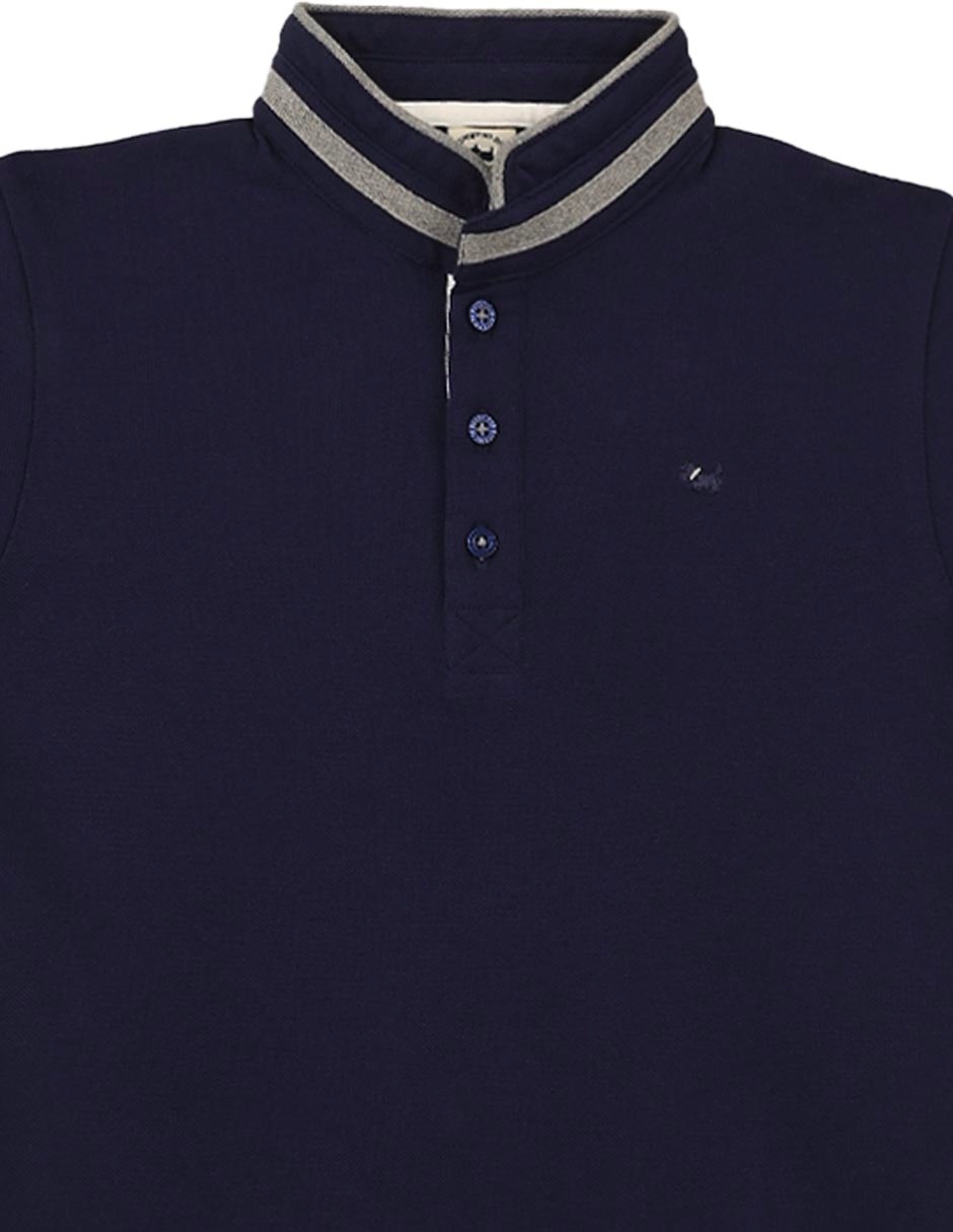 Playera tipo polo de algodón para niño 2