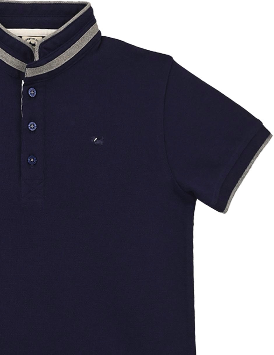 Playera tipo polo de algodón para niño 3