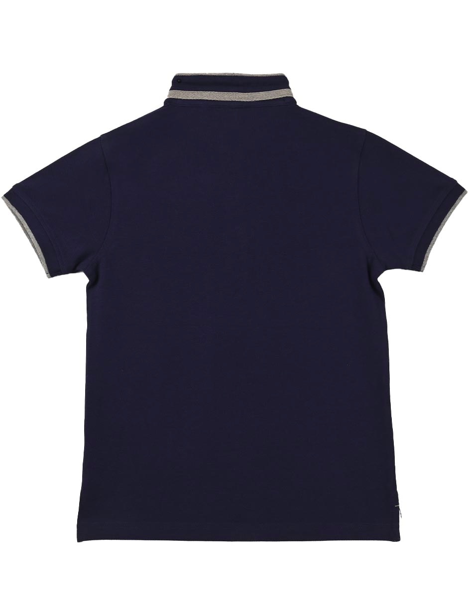 Playera tipo polo de algodón para niño 4