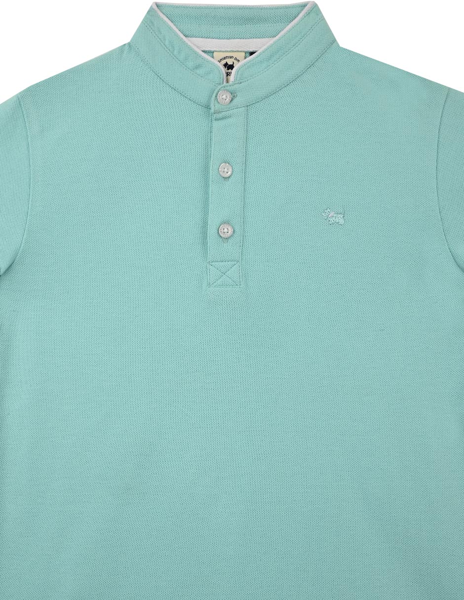 Playera tipo polo de algodón para niño 2
