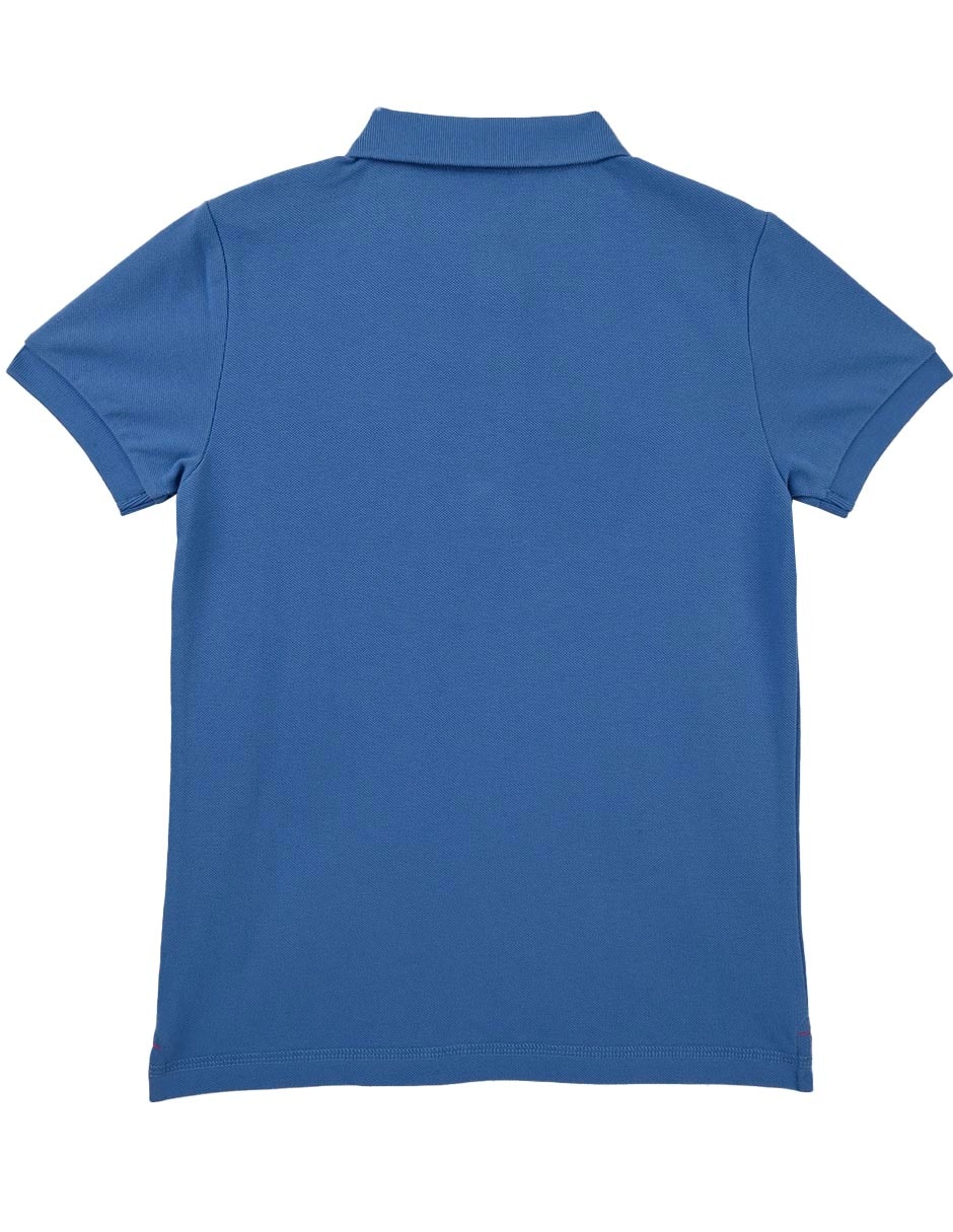 Playera tipo polo de algodón para niño 4