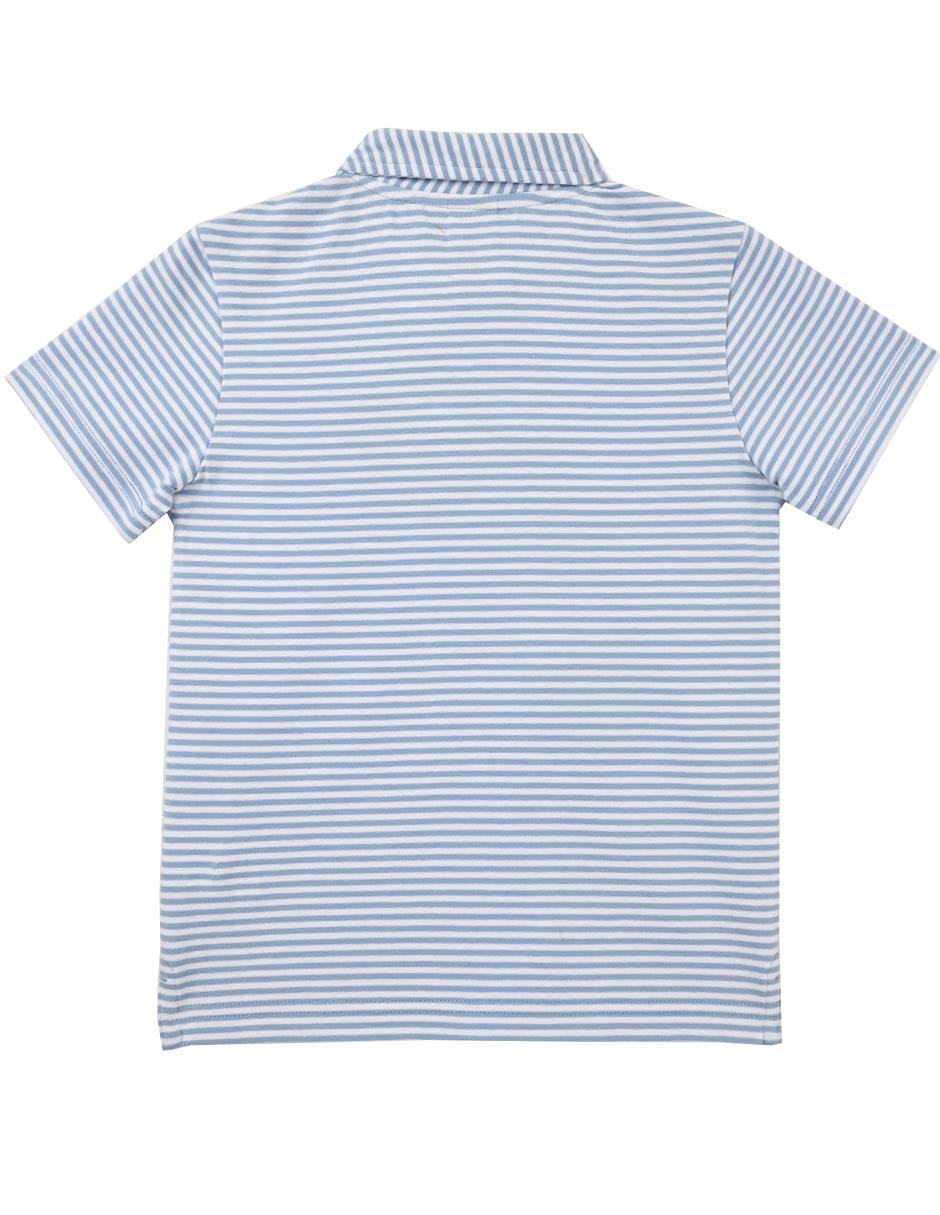 Playera tipo polo Brakel de algodón para niño 4