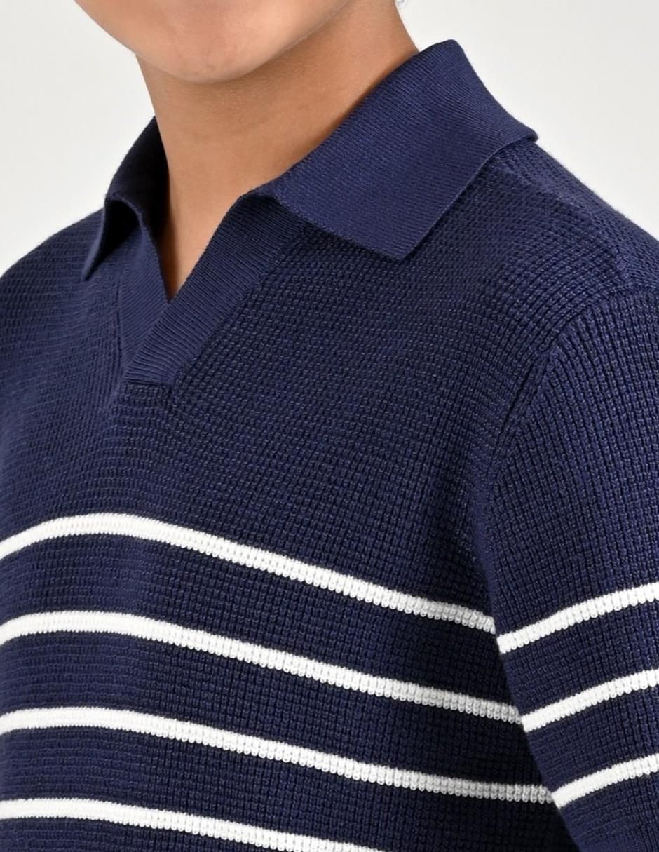 Playera tipo polo para niño 4