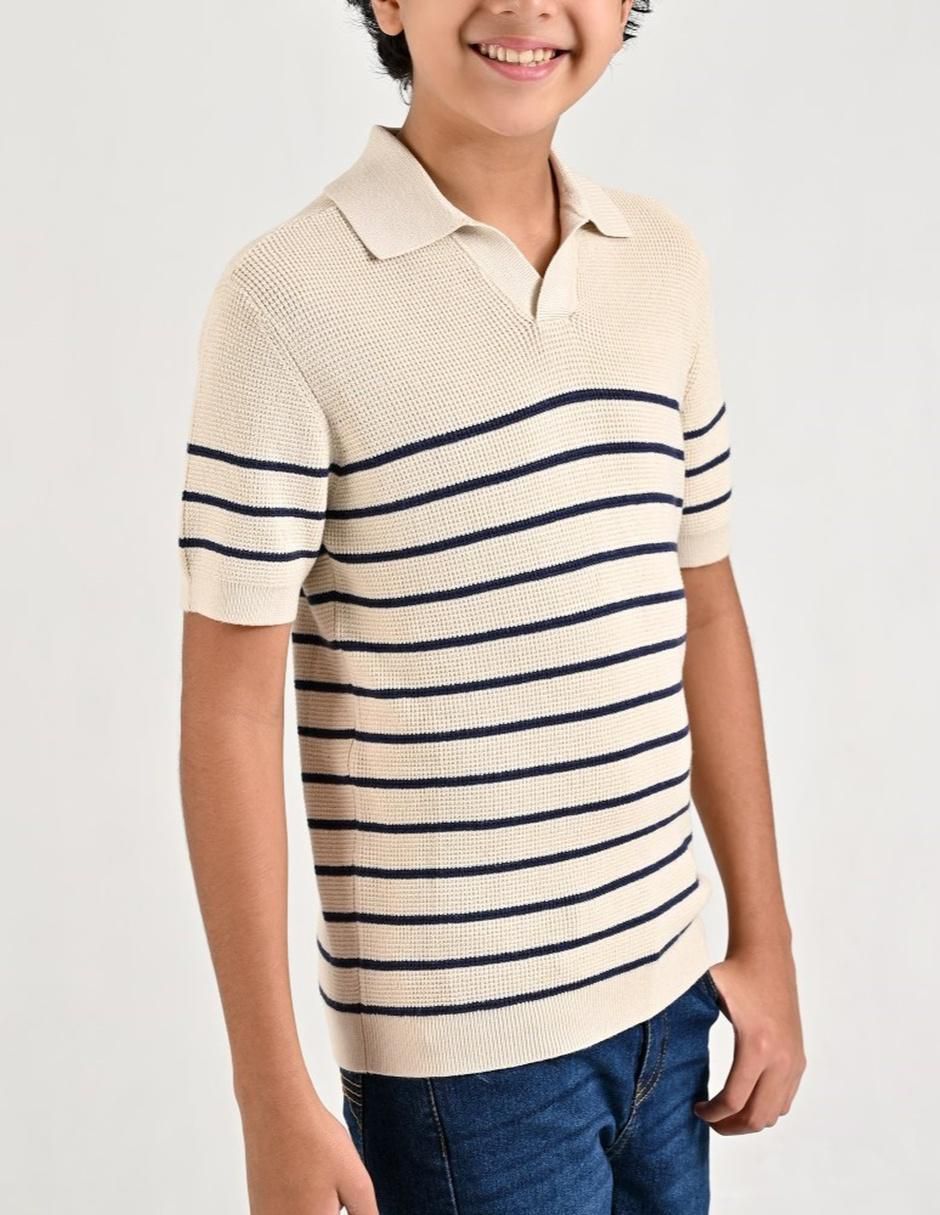 Playera tipo polo / set playera tipo polo yale sin familia "de" poliéster "para" infantil niño
