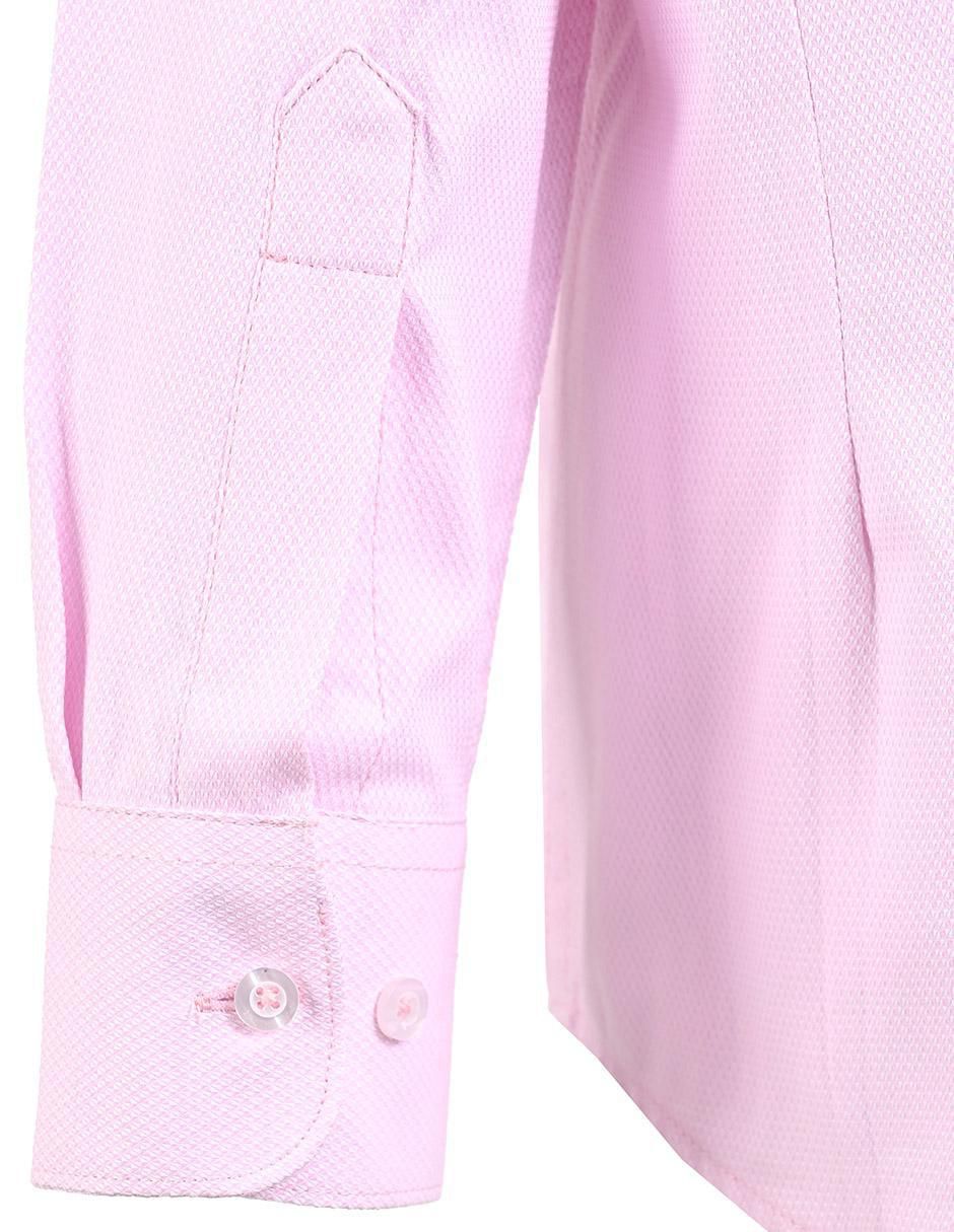 Camisa de vestir de algodón manga larga para niño 4