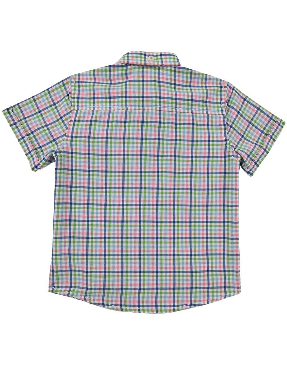 Camisa casual Kerwin de algodón manga corta para niño 4