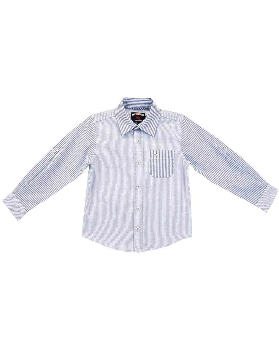 Camisa casual Garan de algodón manga larga para niño